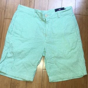 Vineyard Vines gingham shorts